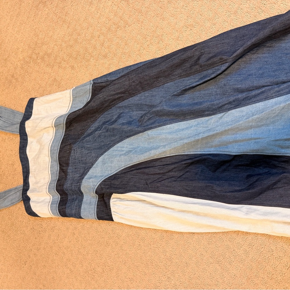 Pilcro Blue and White Striped Dress